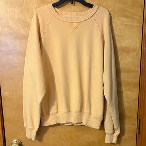 American Eagle Outfitters Cream Sweatshirt